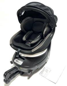 ☆送料無料 美品 Combi コンビ チャイルドシート JG-650 ブラック クルムーヴ スマート ISOFIX エッグショック