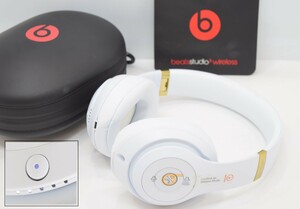 beats ビーツ studio3 ヘッドフォン wireless ワイヤレス ケース 取説付 動作品 Bluetooth ホワイト ゴールド ヘッドホン RL-186M/000