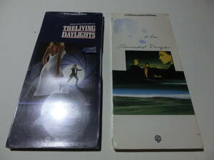 a-ha 米国 限定 未開封 ロングボックス仕様 CD 1986 SCOUNDREL DAYS + 1987 THE LIVING DAYLIGHTS Long Box ※初版限定 絶版 入手困難