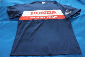 HONDA　RACING　TEAM　Tシャツ　紺　メンズ　XL　ホンダ　新品 未使用 