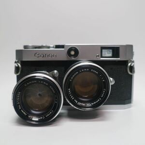 11) CANON CAMERA P CANON LENS 50mm f:1.8 レンジx2