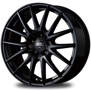 マルカ ホイール シュナイダー SQ27 トヨタ マークX 130系 (3.5L車) MID 【18×8.0J 5-114.3 INSET42 メタリックブラック】 1本単品