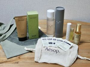 BAUM/soel/Aesop/uka/Senteur et beaute/ハンドクリーム/化粧水/美容液/ネイルオイル/オーデコロン/香水/試供品/保湿/トートバッグ/セット