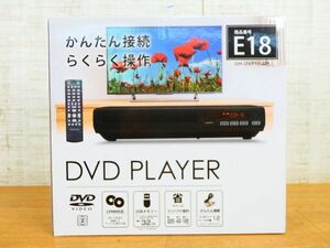 未使用！ GREEN HOUSE グリーンハウス GH-DVP1F-BK DVDプレーヤー 映像機器＠80(5)