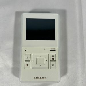 極美品 amadana アマダナ VC-242 WH SAL サル ポケットビデオカメラ ホワイト MicroSDカード 8GB