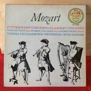 〓★〓中古LPレコード　『Mnchinger/Mozart Flute & Harp Concerto』ミュンヒンガー/フルートとハープのための協奏曲 London〔SLC6005〕