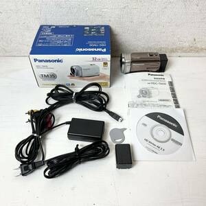 237＊中古品 Panasonicパナソニック デジタルビデオカメラ HDC-TM35 ゴールド 簡易動作確認済み＊