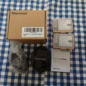 中古 Newmowa DMW-BLF19 DMW-BLF19E 互換バッテリー 2個 + 充電器 セット