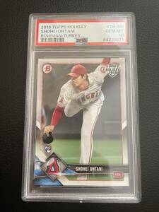 35枚限定 2018 大谷翔平 Topps Holiday Bowman-Turkey Shohei Ohtani 6/35 PSA10 ターキーロゴ入り RC ルーキーカード 