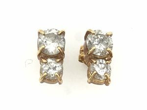 18金 ピアス D0.33ct / D0.33ct K18 1.0g (貴金属) ダイヤモンド