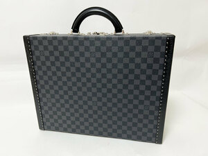 LOUIS VUITTON ルイヴィトン ダミエグラフィット プレジデント ビジネスバッグ ハンドバッグ アタッシュケース メンズ N48190 美品