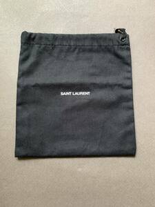 正規 Saint Laurent サンローランパリ 付属品 小物入れ 保存袋 黒