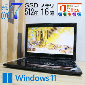 ★美品 YAMAHA♪最上級4コアi7！新品SSD512GB メモリ16GB★LL750H Core i7-3610QM Webカメラ Win11 MS Office2019 Home&Business★P70728