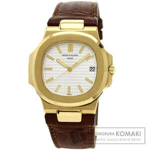 PATEK PHILIPPE パテックフィリップ 5711J-001 ノーチラス 腕時計 K18イエローゴールド 革 メンズ 中古