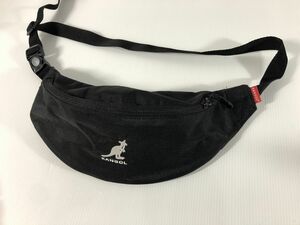 カンゴール KANGOL ワンショルダーバッグ 男女兼用 ブラック 黒 訳あり 中古