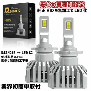 D4S/D4R 業界初 無加工で簡単に純正HIDをLEDヘッドライト化アルティスハイブリッド【ALTIS HYBRID】 AVV50N H24.5 ～ H26.7 車検対応 6500k