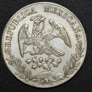 硬貨 古銭 メキシコ 貿易銀 古錢 コイン 銀貨 大型コイン イーグル 太陽の光 