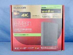 ★Z☆☆ELECOM　e-Mesh搭載　Wi-Fiルーター　WMC-X1800GST-B　1201＋574　①