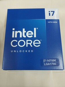 新品 未開封 Intel インテル corei7 14700K BOX CPU i7 core-i7 LGA1700