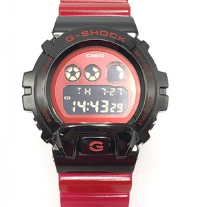 【中古】CASIO G-SHOCK GM-6900B 腕時計 ブラック レッド カシオ ジーショック メタルカバード[240010398451]