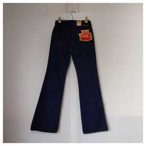 ☆ ビッグジョンBIG-JOHN フレアジーンズ ビンテージ1970年代デッドストック希少未使用美品 W28 L33 ラッパズボン