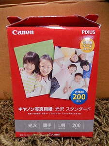 【16個入り】CANON 写真用紙 光沢 スタンダード 薄手 L判 200枚 SD-201L200