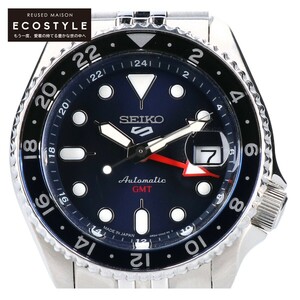 SEIKO セイコー SBSC003 4R34 5スポーツ SKX Sports Style シースルーバック 自動巻き 腕時計 シルバー