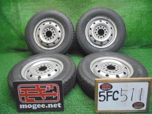 5FC511 BB11)) 送料無料 未使用品 2023年製 145R12 6PRLT ダンロップ ENASAVE VAN01夏タイヤ+スーパーマルチスチールホイール4本セット