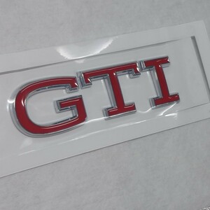 VW GTI エンブレムステッカー//リアエンブレム//フォルクスワーゲン/ゴルフ7/ゴルフ8 
