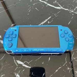 SONY ソニー PlayStation Portable PSP-3000 プレイステーションポータブル 本体のみ ブルー 動作未確認 現状品
