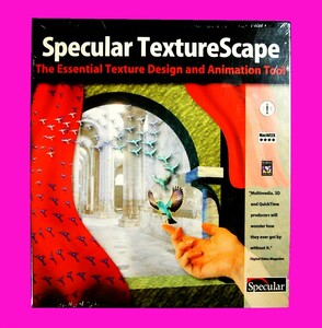 【915】 Specular TextureScape テクスチャースケープ 作成 調整 未開封品 スペキュラー アニメーション デザイン ベジェ 4957792991039