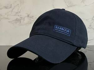 【未使用品】355KD★BARBOUR バーブァー キャップ 帽子 CAP ファンにも嬉しい上品で高級感のあるネイビーにブルーロゴ♪《FREEサイズ》