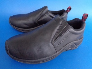 13542■美品 MERRELL JUNGLEMOC メレル ジャングルモック 黒 ブラック レザー トレッキング シューズ 26 US 8 J567113