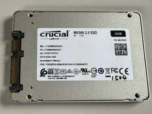 CRUCIAL SSD 250GB【動作確認済み】1504