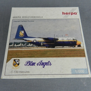 C331★herpa 1/500 Blue Angels C-130 Hercules★F