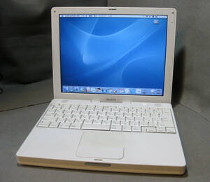 箱m537 ibook G4 12インチ A1054 1.2Ghz 768MB リストア os10.3.3 クラシック環境 Airmac 割ときれい