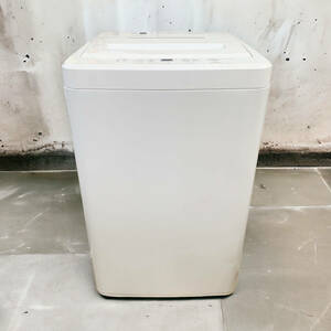 24C048_ジC 無印良品 MUJI 全自動洗濯機 AQW-MJ45 4.5kg 2018年製 洗濯機 ステンレス槽 中古 