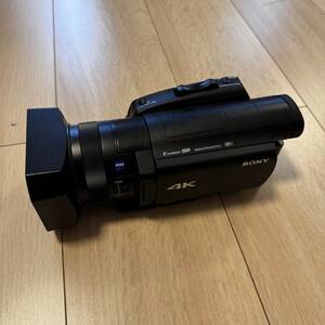 SONY ソニー 4K ビデオカメラ Handycam FDR-AX700 ブラック 光学ズーム12倍 1.0型 Exmor RS CMOSセンサー FDR-AX700 