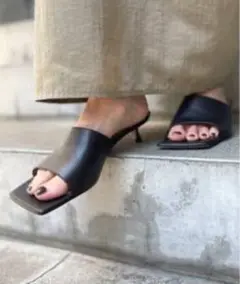 美品　アパルトモン　ペリーコ　サンダル　Square toe Sandal