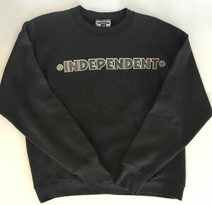 90s 初期 usa製 INDEPENDENT インディペンデント オールド スウェット スケート SIZE M アメリカ製 希少 ブラック 黒