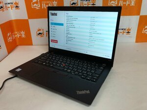 【ハード王】1円～/ノート/Lenovo ThinkPad X390 20Q1S6HT00/Corei5-8265U/16GB/ストレージ無/10079-G11