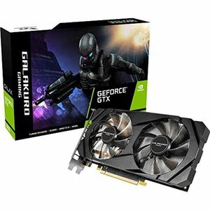 玄人志向 NVIDIA GeForce GTX 1660 搭載 グラフィックボード 6GB デュアルファン GALAKURO GAMINGシ