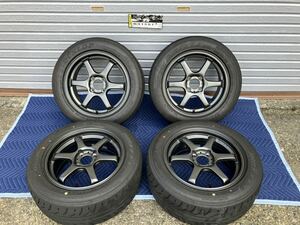 DIREZZA ZⅢ 195/55R15、Prodrive プロドライブ GC-06D 15インチ 6.5J +35 タイヤホイールセット / 検索:TE37 CE28 軽量 シビック