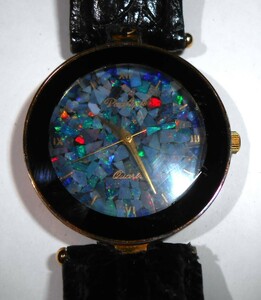 Pacifique クォーツ腕時計 正常稼働 オパール文字盤 