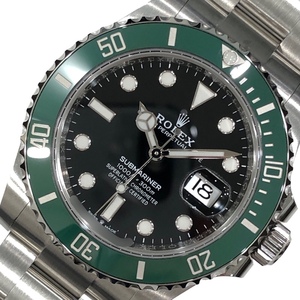 ロレックス ROLEX サブマリーナ 126610LV ブラック/グリーン SS 腕時計 メンズ 中古