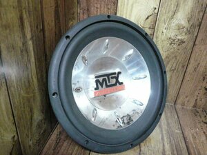 ☆ジャンク扱♪簡易音出はOK♪MTX MTX AUDIO エムティーエックスオーディオ THUNDER 6000 ウーハー 10インチ 1発 流用 DIY 管理/R375☆