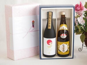 贅沢な日本酒感謝ボックス2本セット(越乃寒梅吟醸(新潟) 金鯱大吟醸(愛知)) 720ml×2本