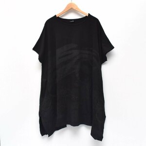 【美品】2023 m_mefu 芽風 センソユニコ Aラインカットソー チュニック SIZE:40(L) ※参36300円 [S106402]