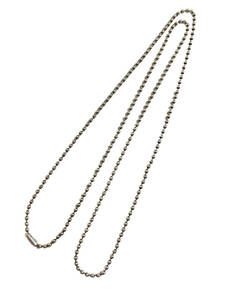 69.8cm CHROME HEARTS クロムハーツ BALL CHAIN ボールチェーン ネックレス