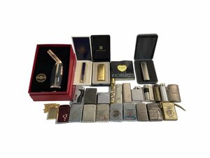 ★ブランドライター 27個まとめて ZIPPO GIVENCHY オイルライター トレンチライター他 ガスライター ジャンク品1kg★